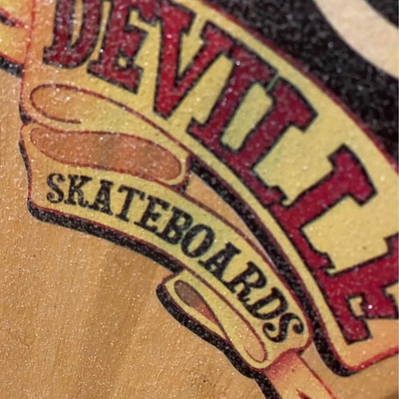 NEW Unused 1993 46” Deville Pintail Longboard Skateboard Deck - Picture 2 of 6